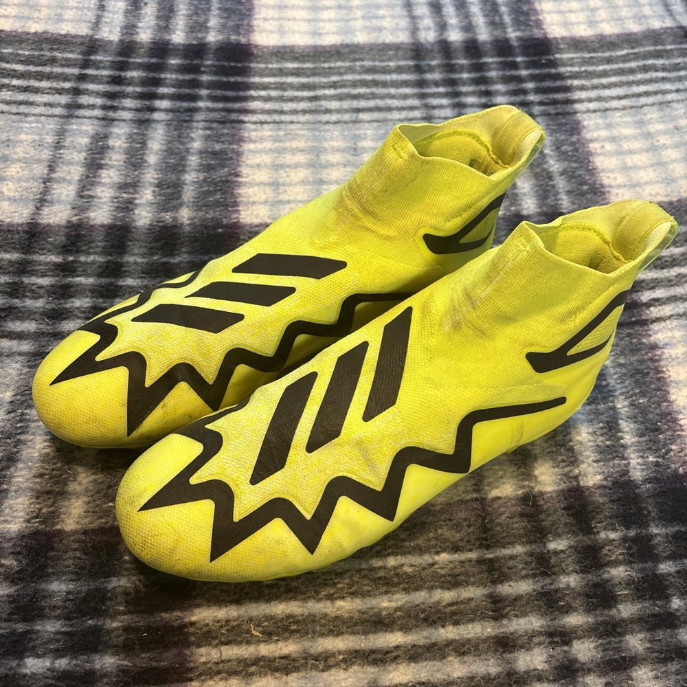 Adidas Freak Ultra 21 Primeknit Boost Football Cleats Solar Yellow Size 11